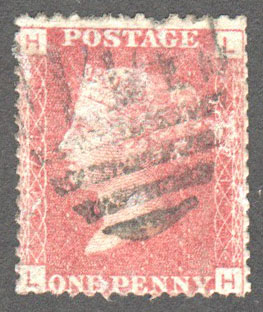 Great Britain Scott 33 Used Plate 171 - LH - Click Image to Close